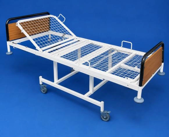 Three-section hospital bed